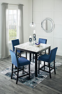 Ashley Furniture - Cranderlyn Counter Height Dining Table and Bar Stools (Set of 5)